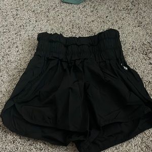 black fp movement shorts size small